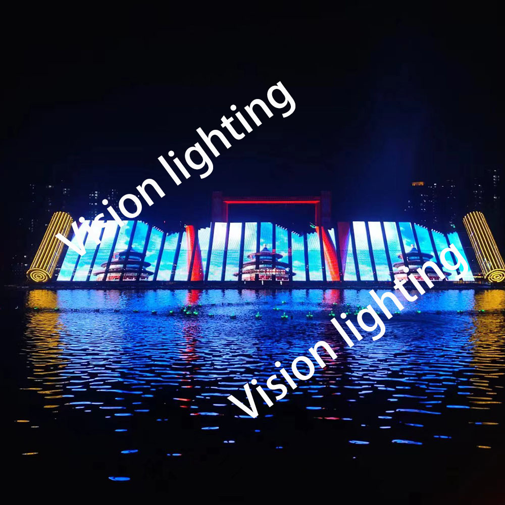 フルピクセルの屋外RGB LEDグリッドスクリーンライトはクリスマスの装飾用