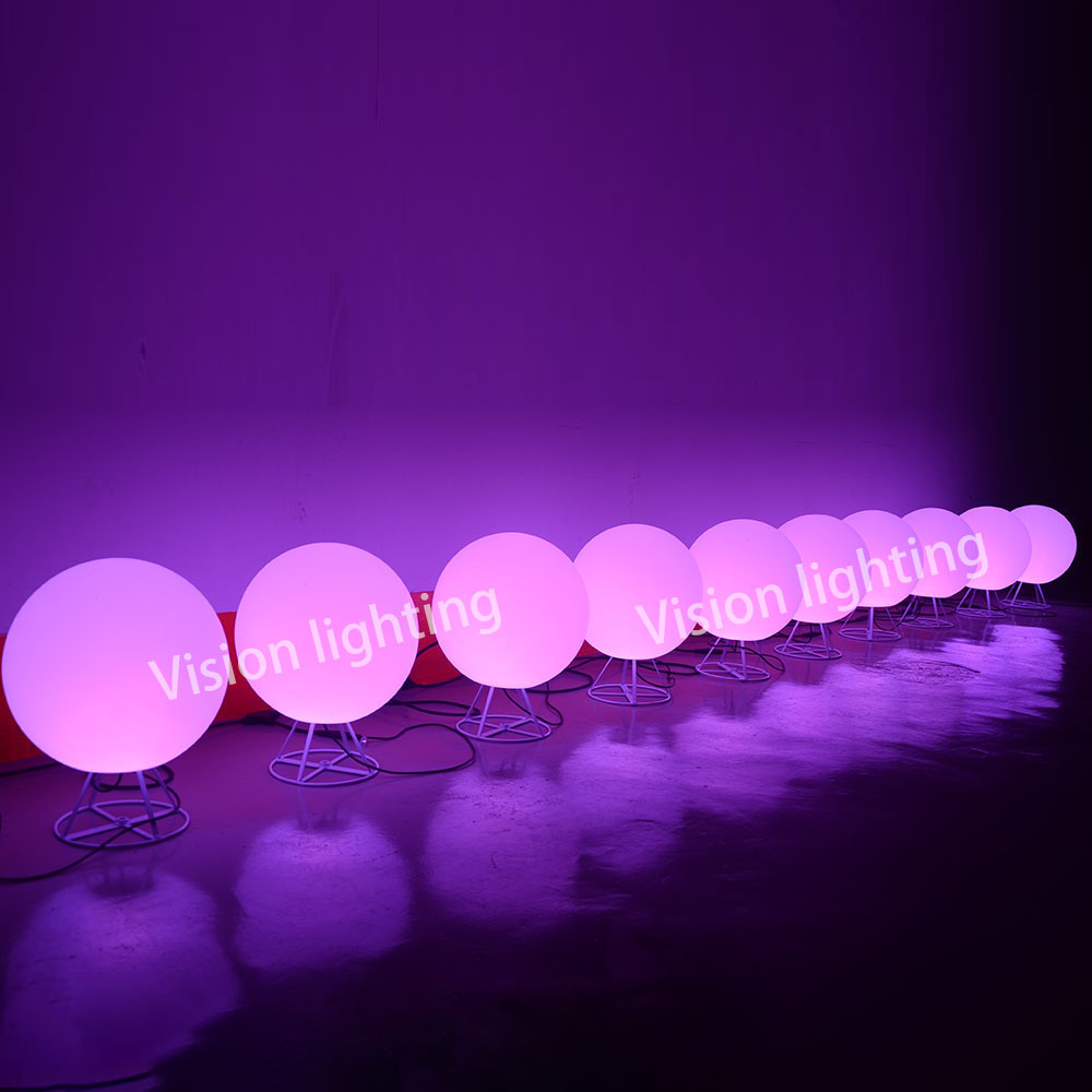 3D IP65 クリスマス装飾屋外使用風景高品質 LED プログラマブル TTL RGB ボールストリングライト