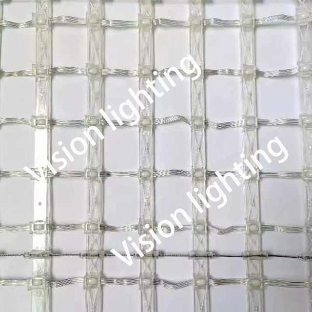 フルピクセルの屋外RGB LEDグリッドスクリーンライトはクリスマスの装飾用