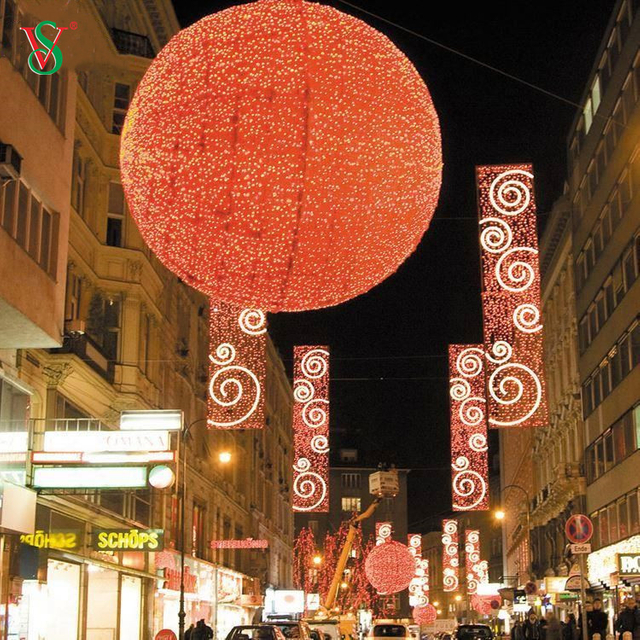 認定された大規模プロジェクトのカスタマイズクリスマス装飾ストリート商業 LED モチーフライト