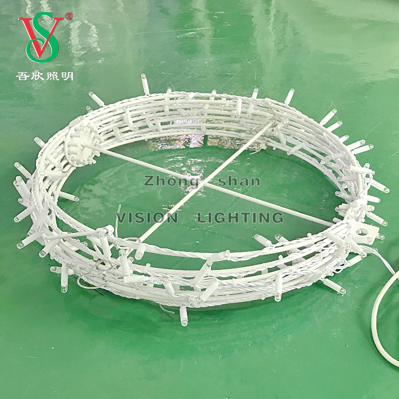 フェアリーストリングガーランドボールランプハンギング球体折りたたみ可能なボールモチーフライトモールデコレーション照明