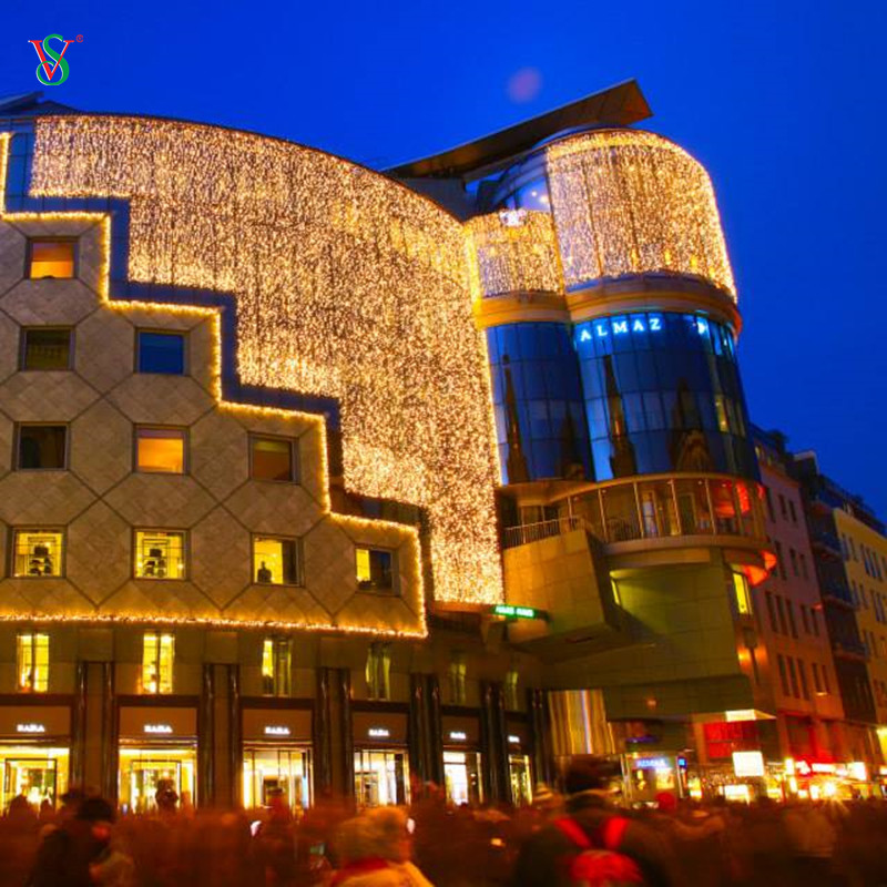 LED カーテンライト ストリングライト レストラン バー パティオ装飾用