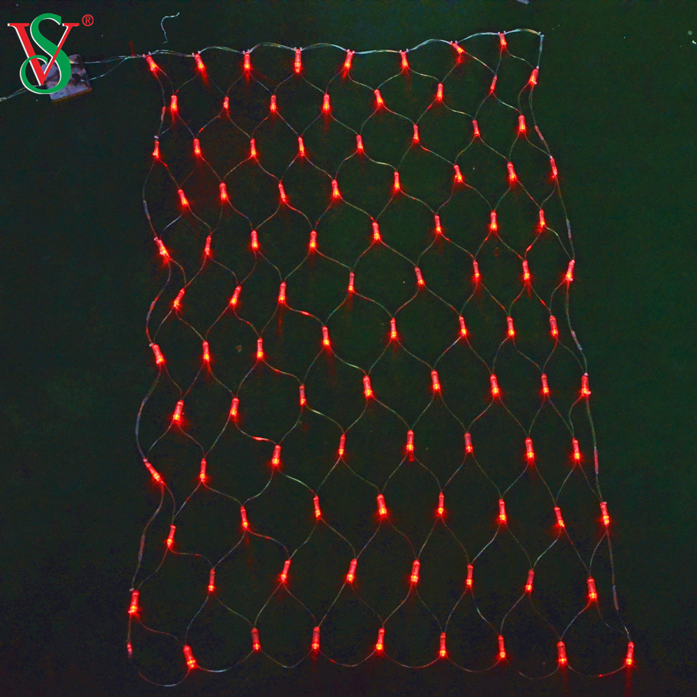 草や木の装飾用の防水温白色LEDネットライト