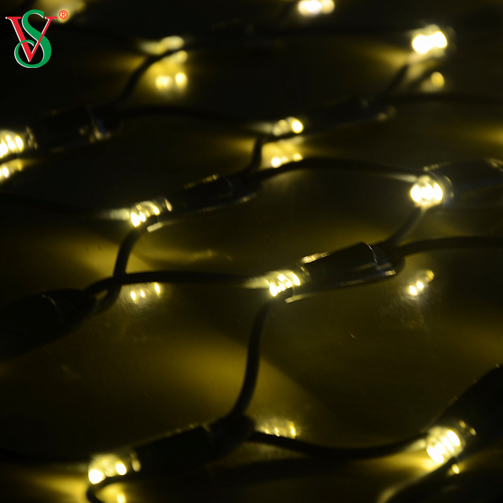 ホリデーデコレーション用接続可能なLEDネットメッシュライト 