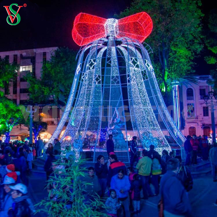 屋外ジャイアント照明ジングルベルコマーシャルLEDモチーフ装飾照明のクリスマス