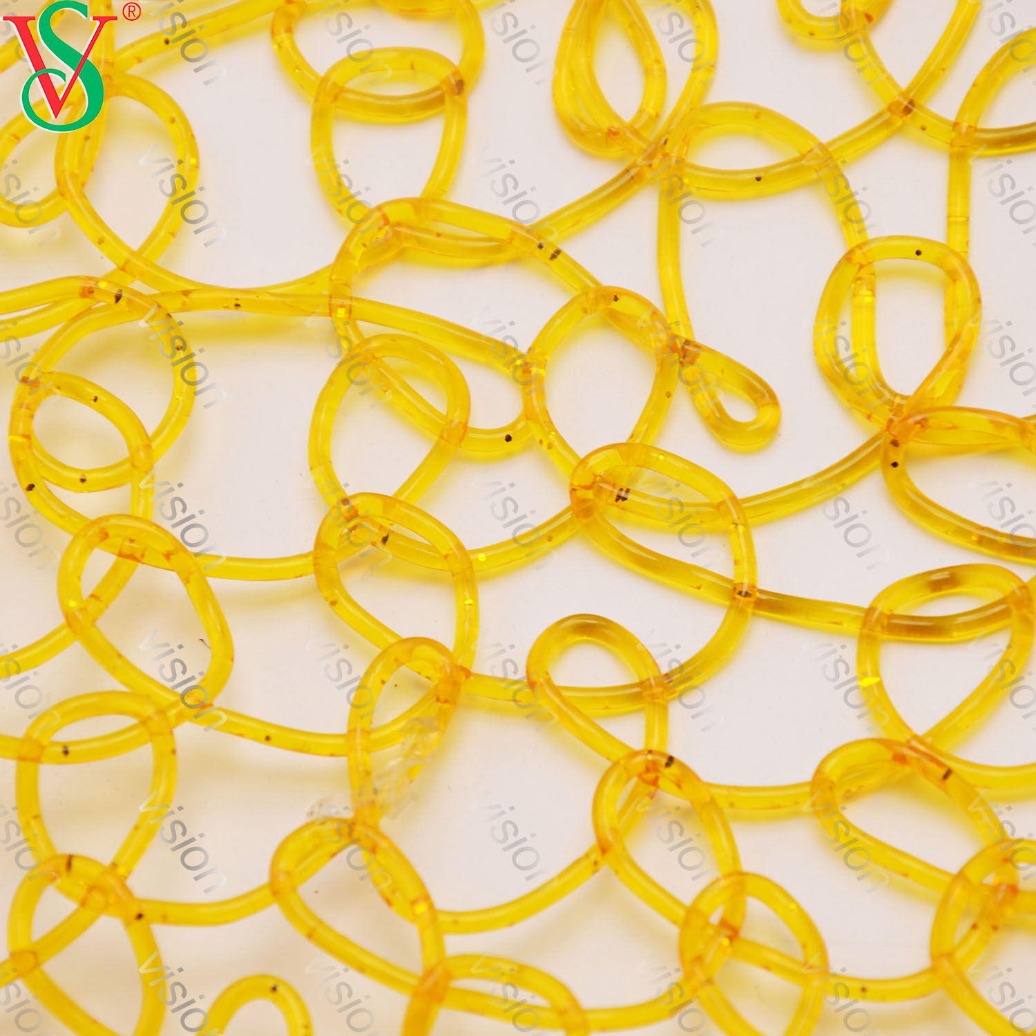 屋外のモチーフの装飾のための高い光透過率ポリ塩化ビニールの網の網のカーペット