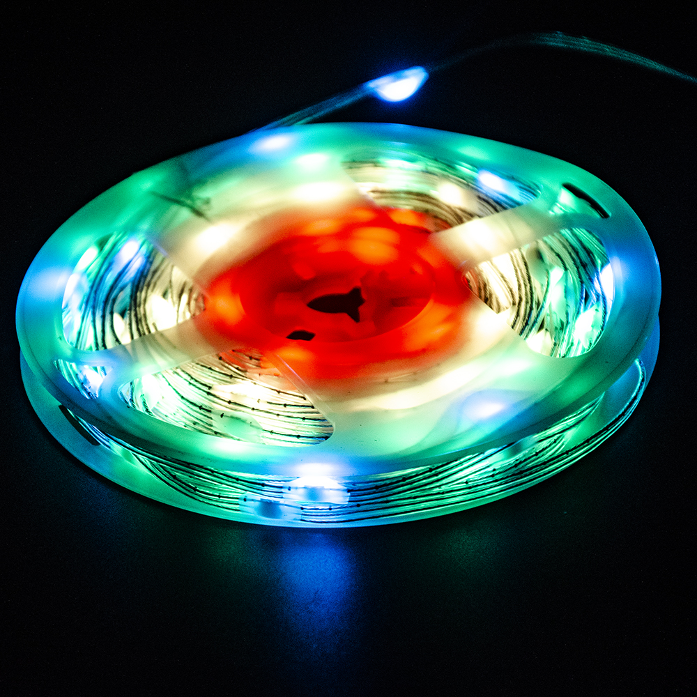 休日の使用リモコン USB プラグ妖精ガーランド クリスマス ツリーの装飾 led RGB スマート ストリップ ストリング ライト