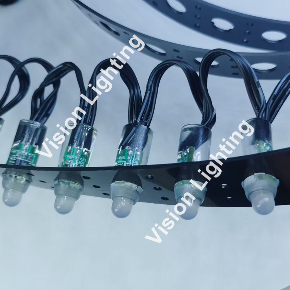 クリスマスの装飾 WS2811 プログラマブル led モジュール ピクセル屋外使用のための装飾的な RGB ストリング ライト