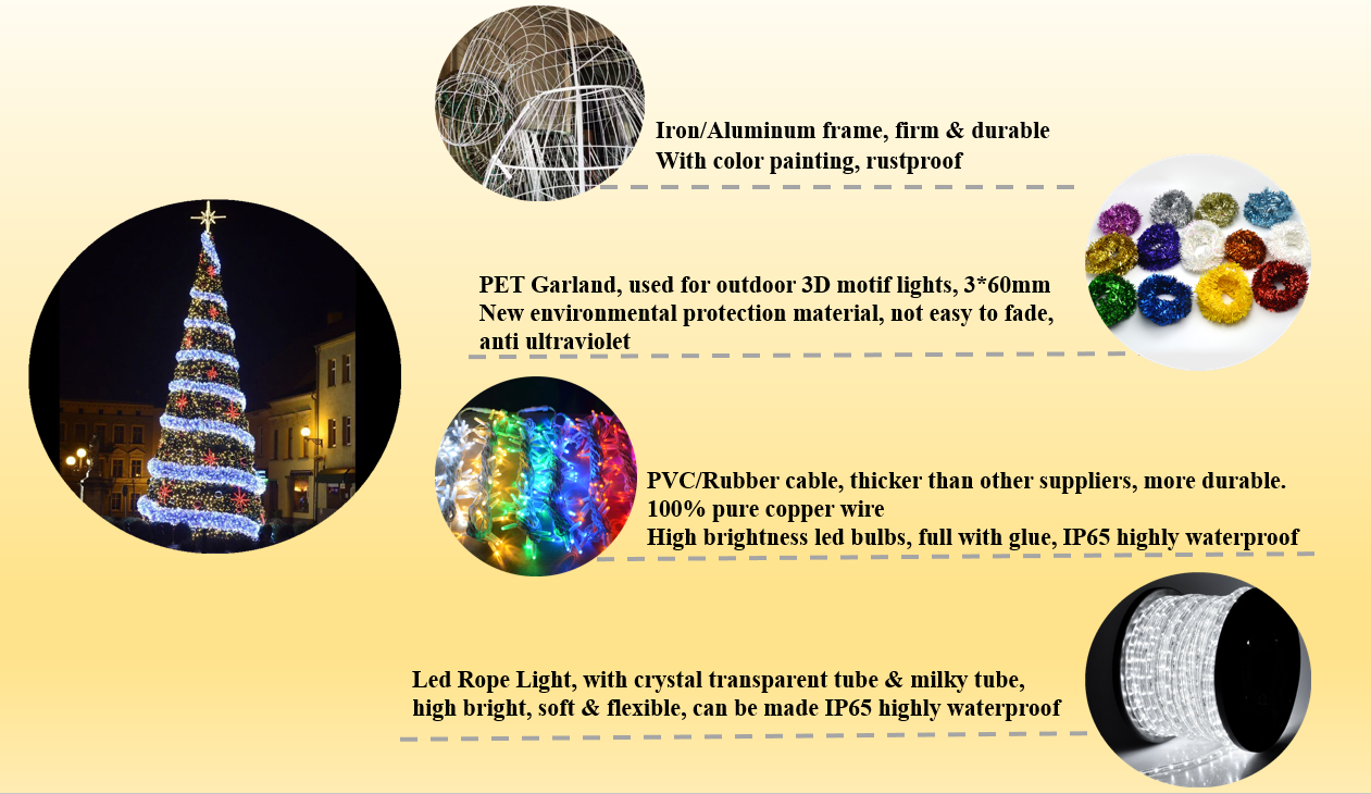 3D巨大なモチーフライト