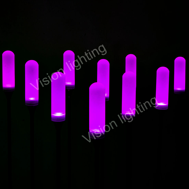 DMX/SPI RGB アクリルロッドコラムライト地上設置屋外景観ランプ