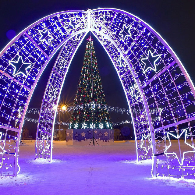 3Dアーチモチーフライト