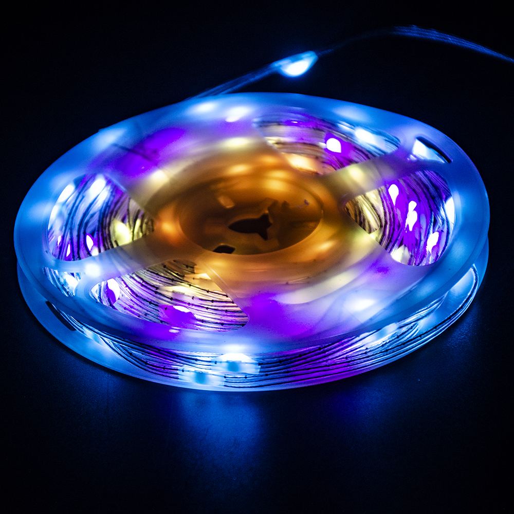 休日の使用リモコン USB プラグ妖精ガーランド クリスマス ツリーの装飾 led RGB スマート ストリップ ストリング ライト