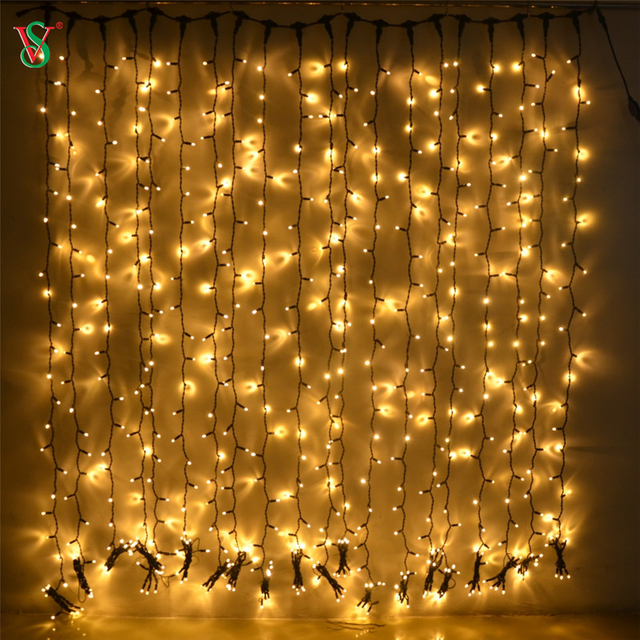 LED カーテンライト ストリングライト レストラン バー パティオ装飾用