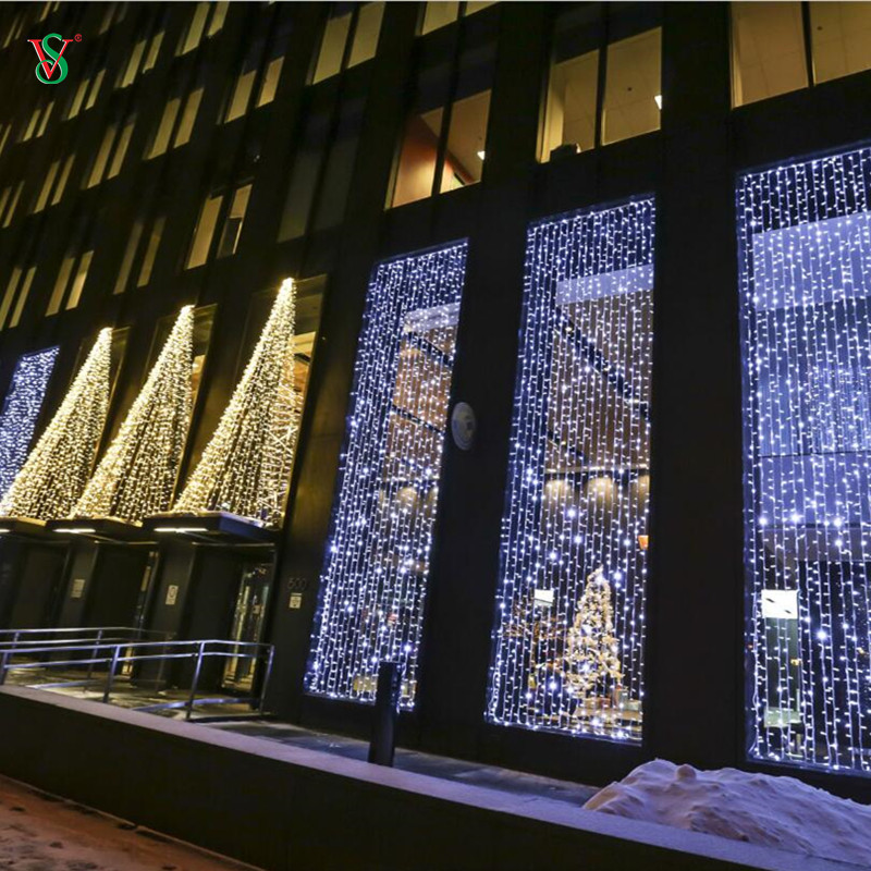 LED カーテンライト ストリングライト レストラン バー パティオ装飾用