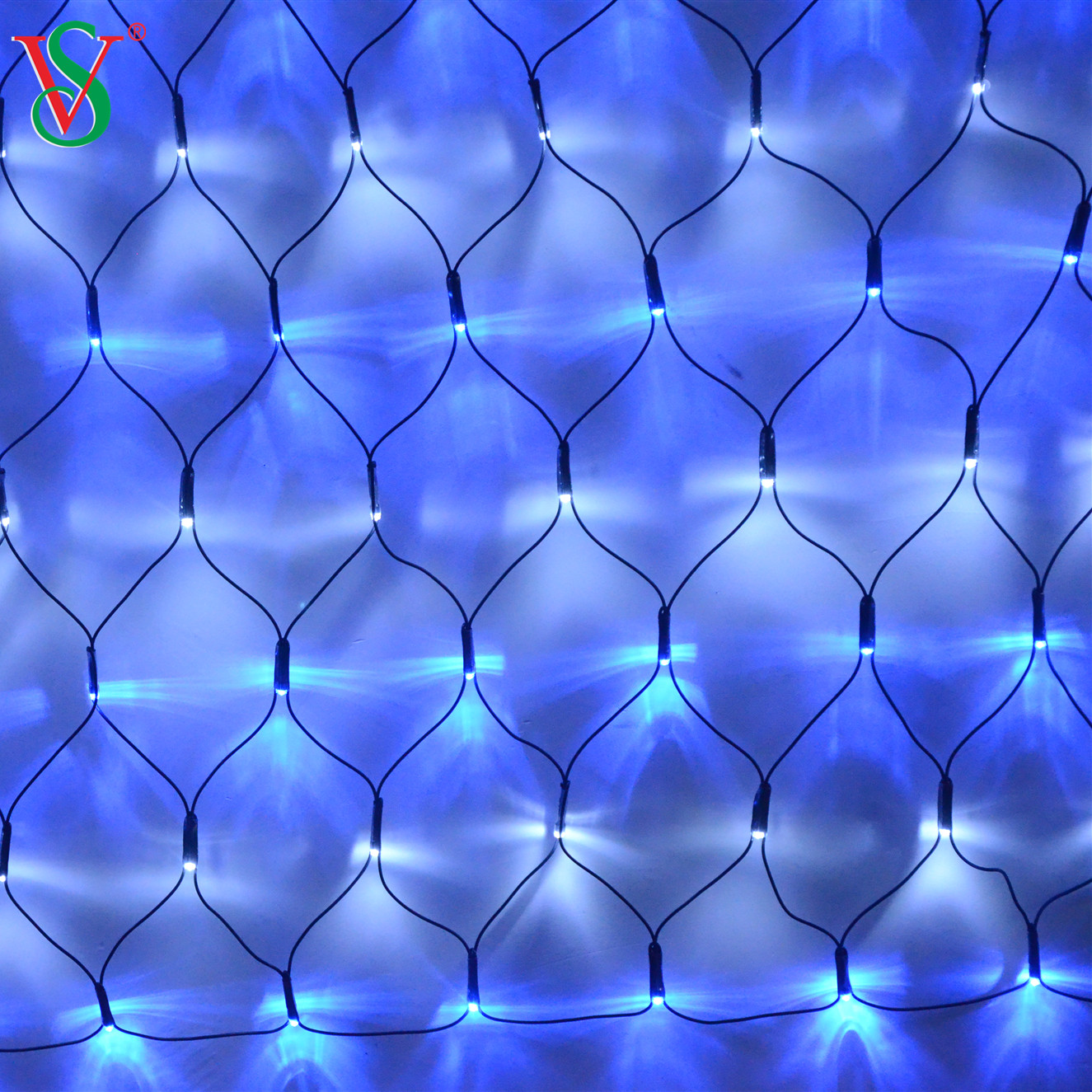 ホリデーデコレーション用接続可能なLEDネットメッシュライト 