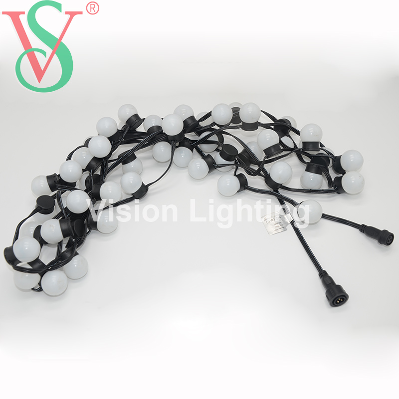 プログラマブル WS2811 TTL ピクセル LED RGB クリスマス装飾 IP65 屋外ボールストリングライト